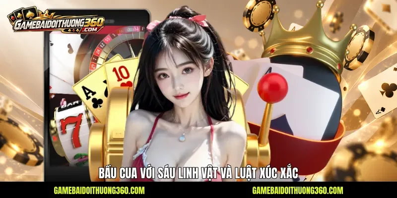 Bầu Cua với sáu linh vật và luật xúc xắc