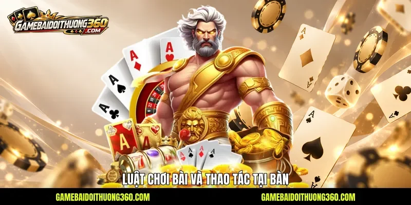 Luật chơi bài và thao tác tại bàn Luật chơi bài và thao tác tại bàn
