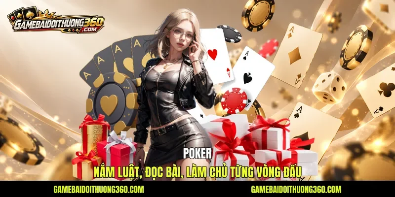 Poker - Nắm Luật, Đọc Bài, Làm Chủ Từng Vòng Đấu